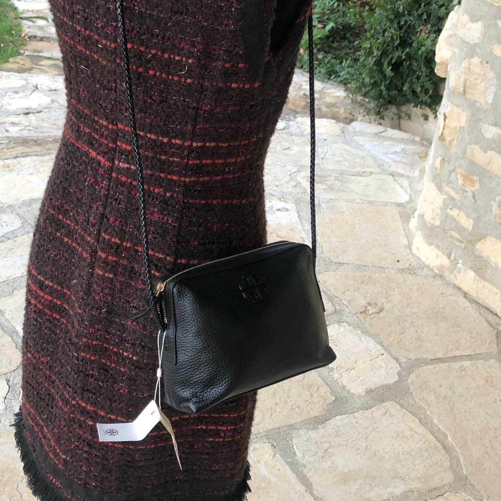 NWT Tory Burch Tailor braided camera bag Crossbody - Picture 3 of 8